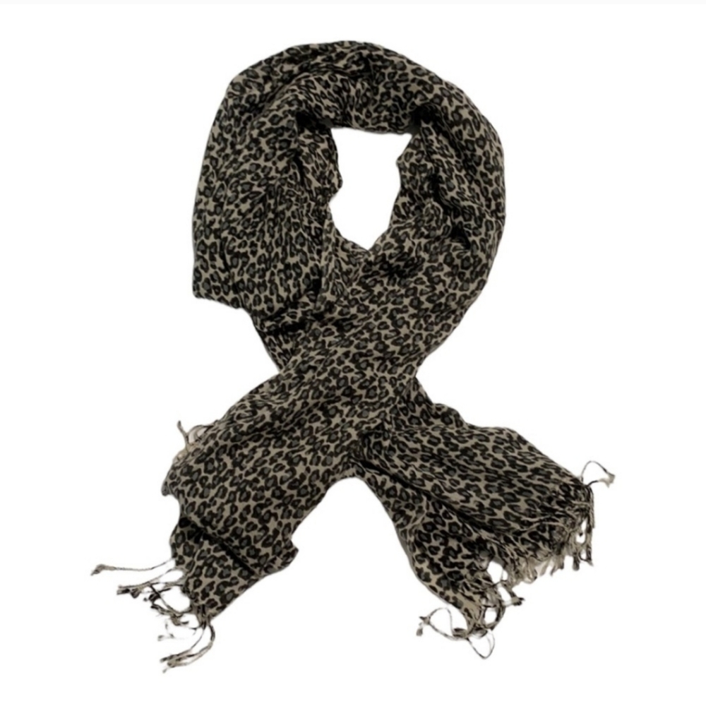 Leopard Print Scarf Lightweight